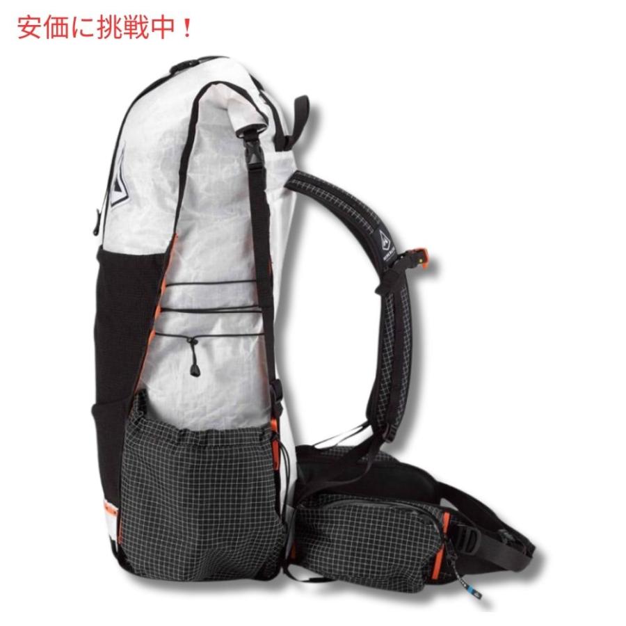 Hyperlite Mountain Gear ハイパーライトマウンテンギア UNBOUND 40 スモール  ホワイト 超軽量 ハイキング 登山 リュック バックパック White Small｜americankitchen｜02