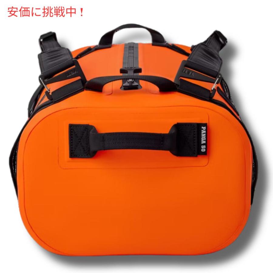 並行輸入品】YETI パンガ 50L 防水ダッフルバッグ オレンジ アウトドア