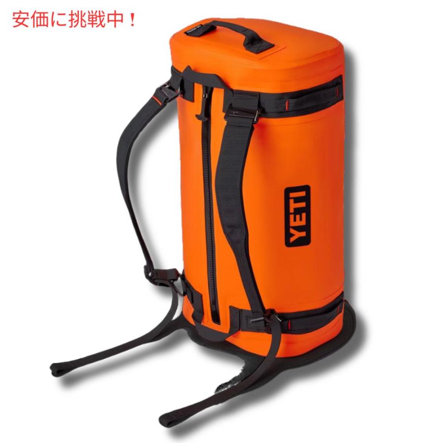 並行輸入品】YETI パンガ 50L 防水ダッフルバッグ オレンジ アウトドア