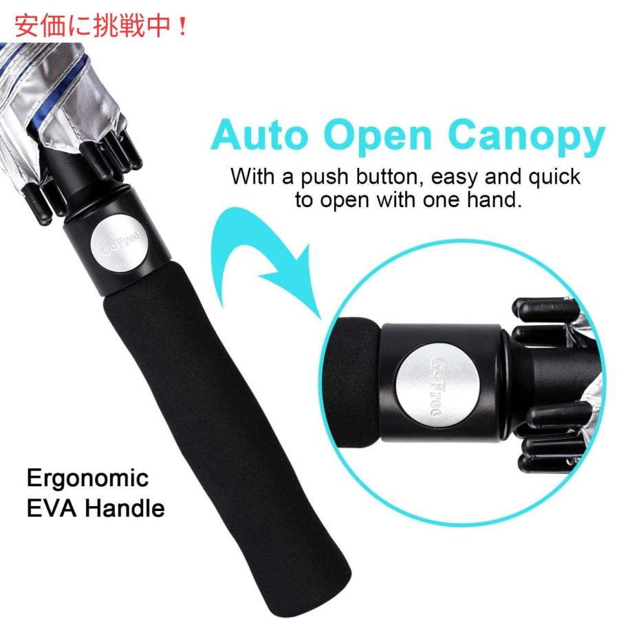 6個セット】 TOBIEMON ゴルフ用傘 ホワイト T-UM-WHX6 ゴルフ用傘 飛