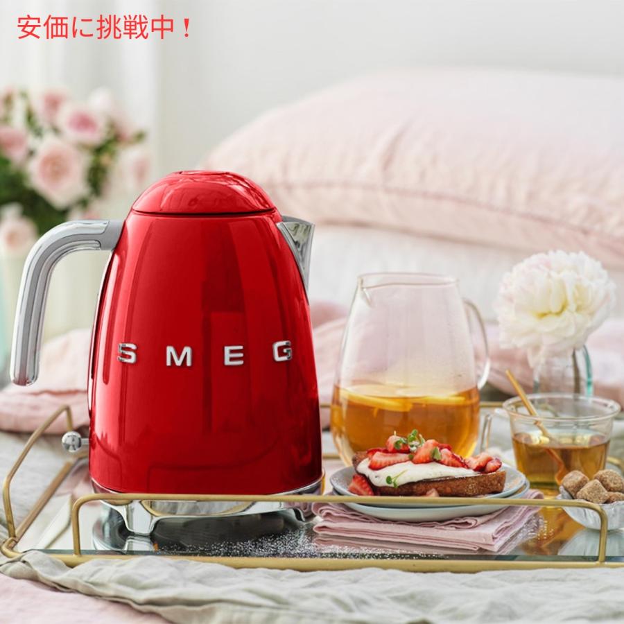 SMEG レッド 電気ケトル 並行輸入品】スメッグ 電気ケトル SMEG レトロデザイン 湯沸かし器 7