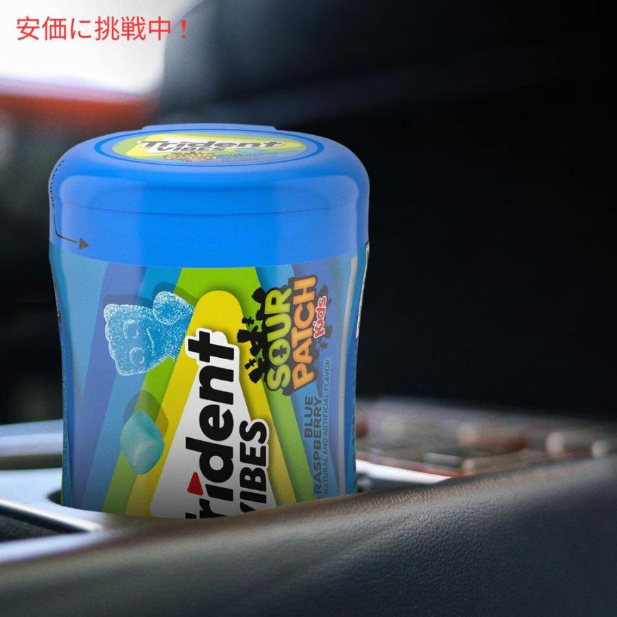 並行輸入品】Trident Vibes サワーパッチキッズ ブルーラズベリー 40個