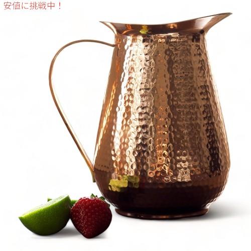 【並行輸入品】Kosdeg コスデグ キッチン用品 蓋付き 銅製 ピッチャー 銅 8541933077 Copper Pitcher With Lidの画像