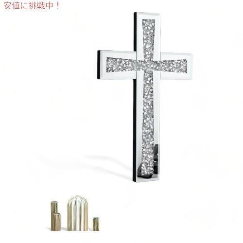 【並行輸入品】Aeveco エイヴェコ シルバークロス ミラークリスタル クラッシュ ダイヤモンド Silver Cross Mirror Crystal Crush Diamond クロス_1
