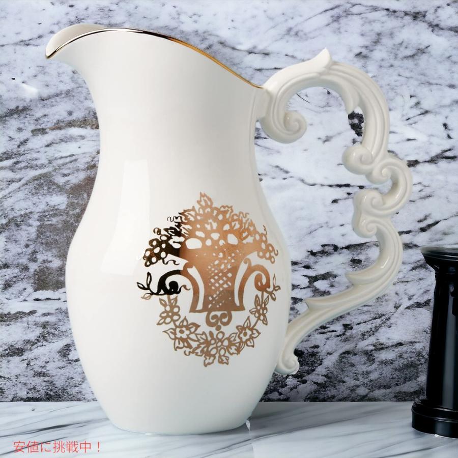 【並行輸入品】レノックス Lenox オータムスタジオ トールピッチャー 水差し Autumn Studio Tall Pitcherの画像