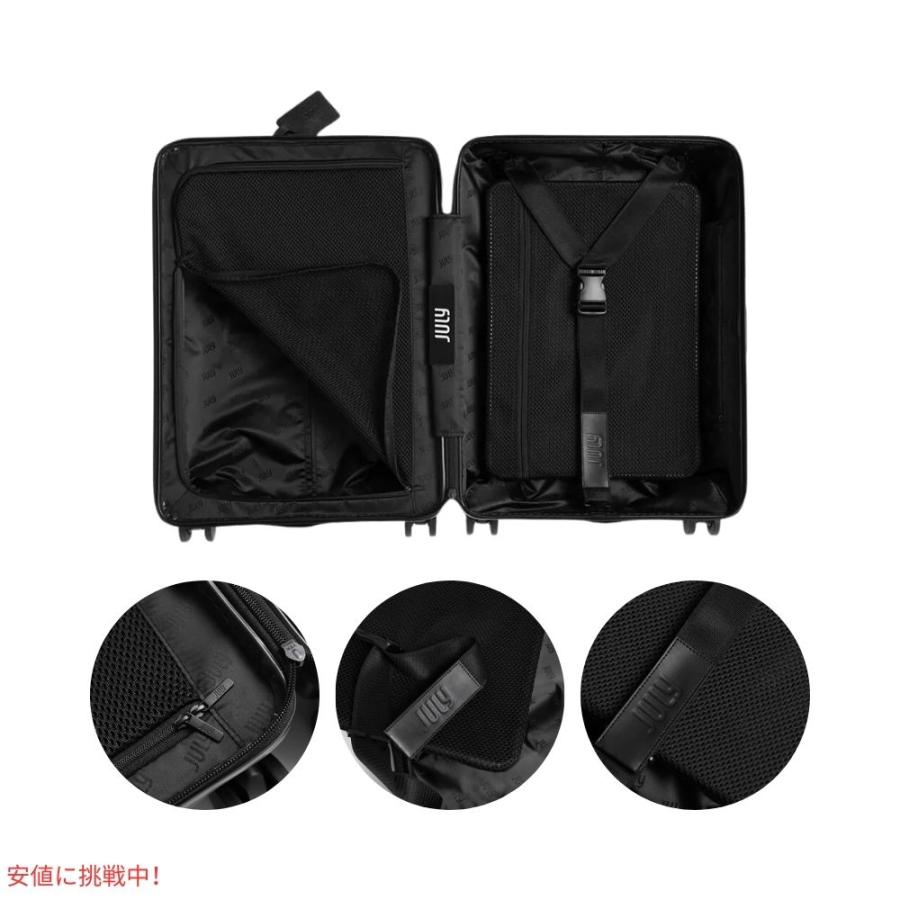 【並行輸入品】ジュライ スーツケース チェックド エクスパンダブル サンド 9.9ポンド / 90リットル July Luggage Checked Expandable Sand 9.9lbs/90L_6