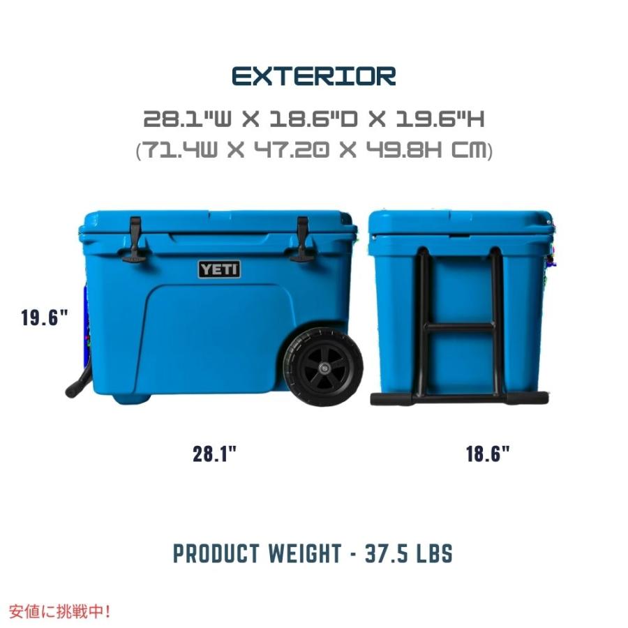 YETI Tundra Haul Wheeled Cooler BIG WAVE BLUE / イエティタンドラ ホール ハードクーラー ホイール付き ビッグウェーブブルー｜americankitchen｜07