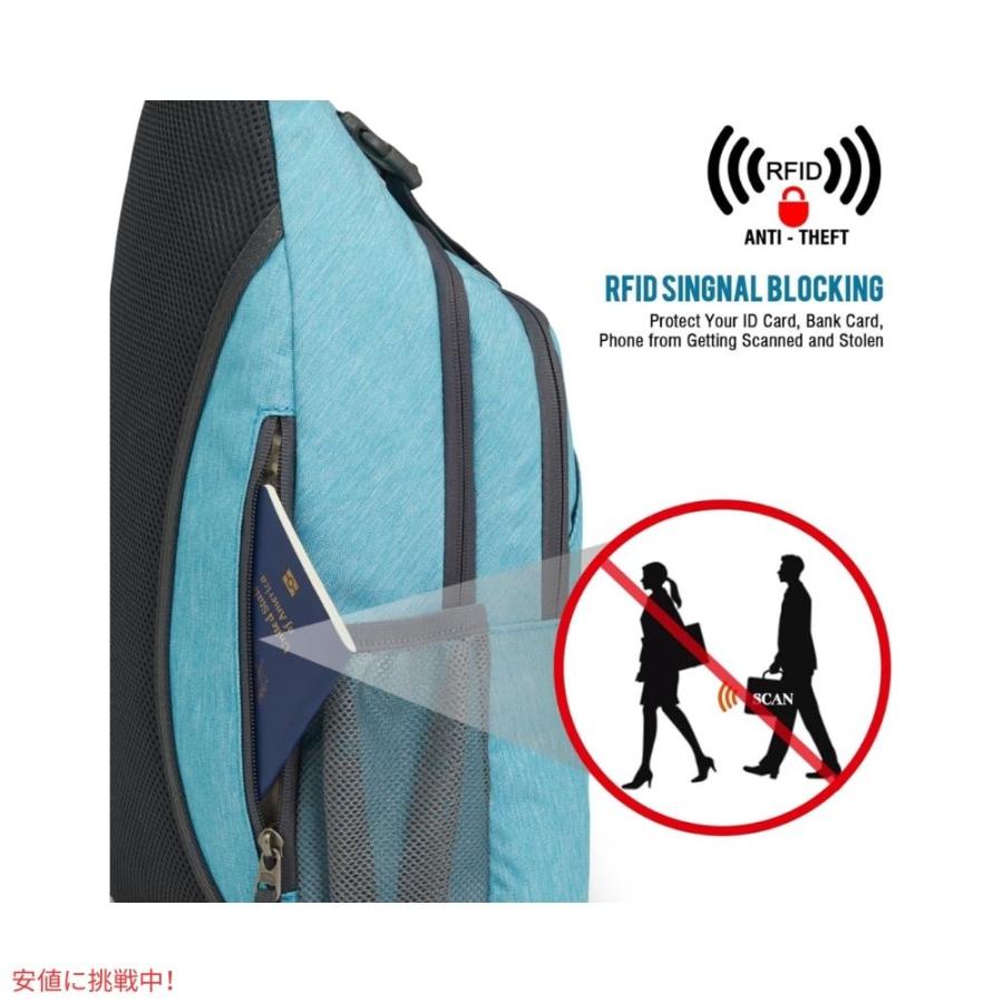 並行輸入品】G4Free スリングバッグ RFID ブロックバックパック クロス