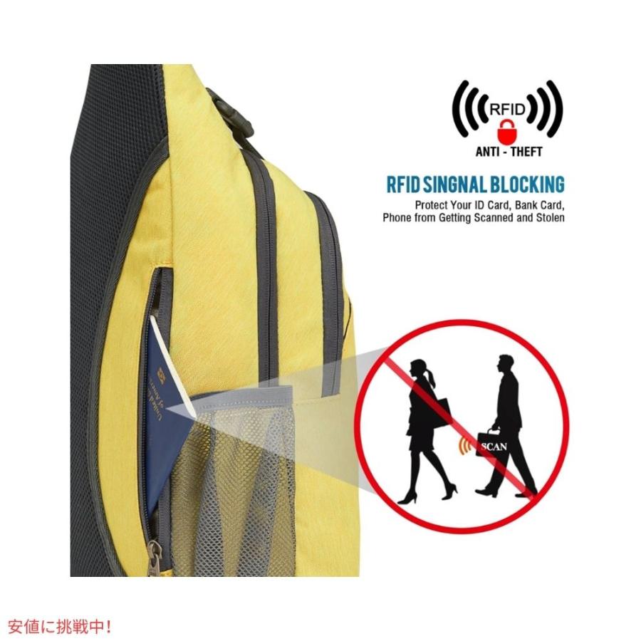 並行輸入品】G4Free スリングバッグ RFID ブロックバックパック クロス 