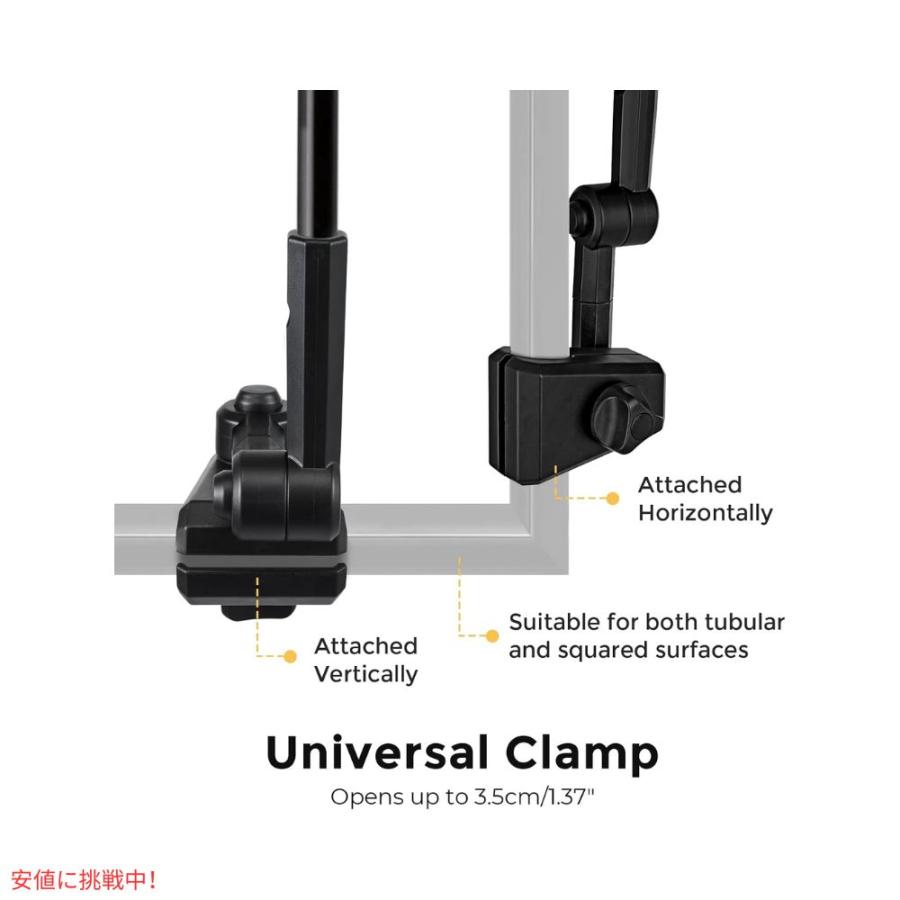 並行輸入品】G4Free UPF 50+ 調節可能 クランプオン パラソル ブラック