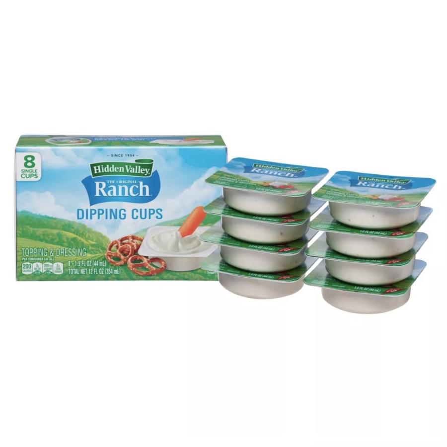 ヒドゥンバレー オリジナルランチ ディッピングカップ ディップソース 8カップ入り (354ml) / Hidden Valley The