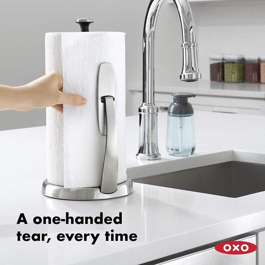 OXO オクソー ペーパータオルホルダー ステンレス 1066736 / Paper Towel Holder, Brushed