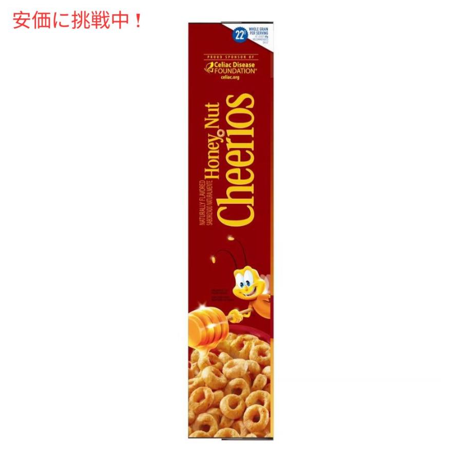 Cheerios チェリオ [ハニーナッツ Honey Nut Breakfast Cereal - 18.8 oz / チェリオス 全粒オーツ麦 シリアル 532g｜americankitchen｜02