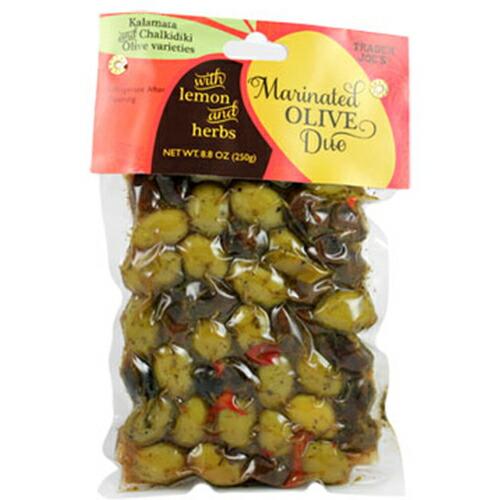 Trader Joe's トレーダージョーズ/Marinated Olive Duo 8.8oz (250g) ktjf