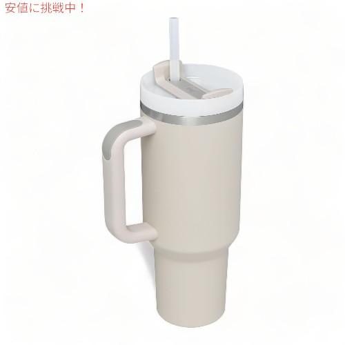 【並行輸入品】スタンレー STANLEY クエンチャー Quencher Flowstate フローステート ステンレス真空断熱タンブラー 蓋・ストロー付き(デューン) Tumbleの画像