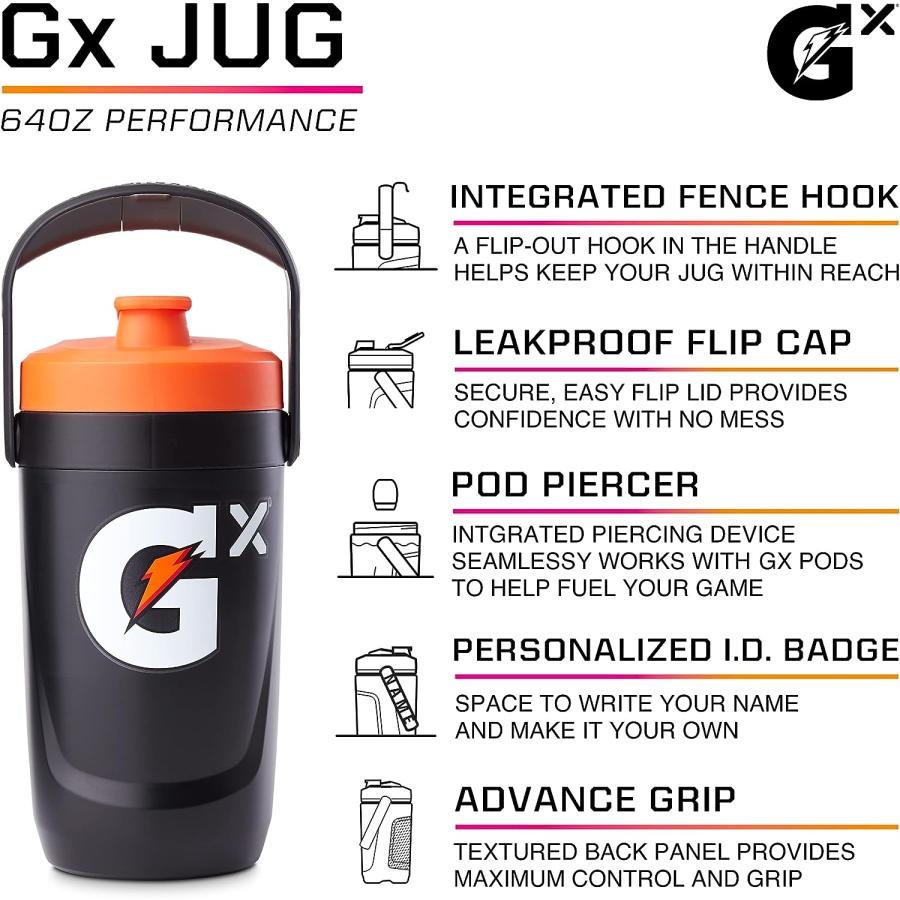 Gatorade ゲータレード Gx パフォーマンス ジャグ 水筒 [レッド Gatorade ゲータレード Gx パフォーマンス ジャグ 水筒 [レッド