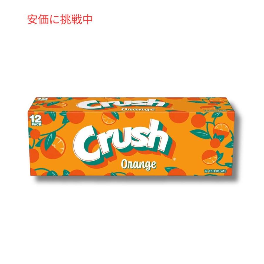 並行輸入品】Crush クラッシュ オレンジソーダ 355ml 12本パック 炭酸