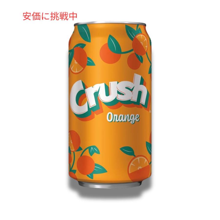 並行輸入品】Crush クラッシュ オレンジソーダ 355ml 12本パック 炭酸