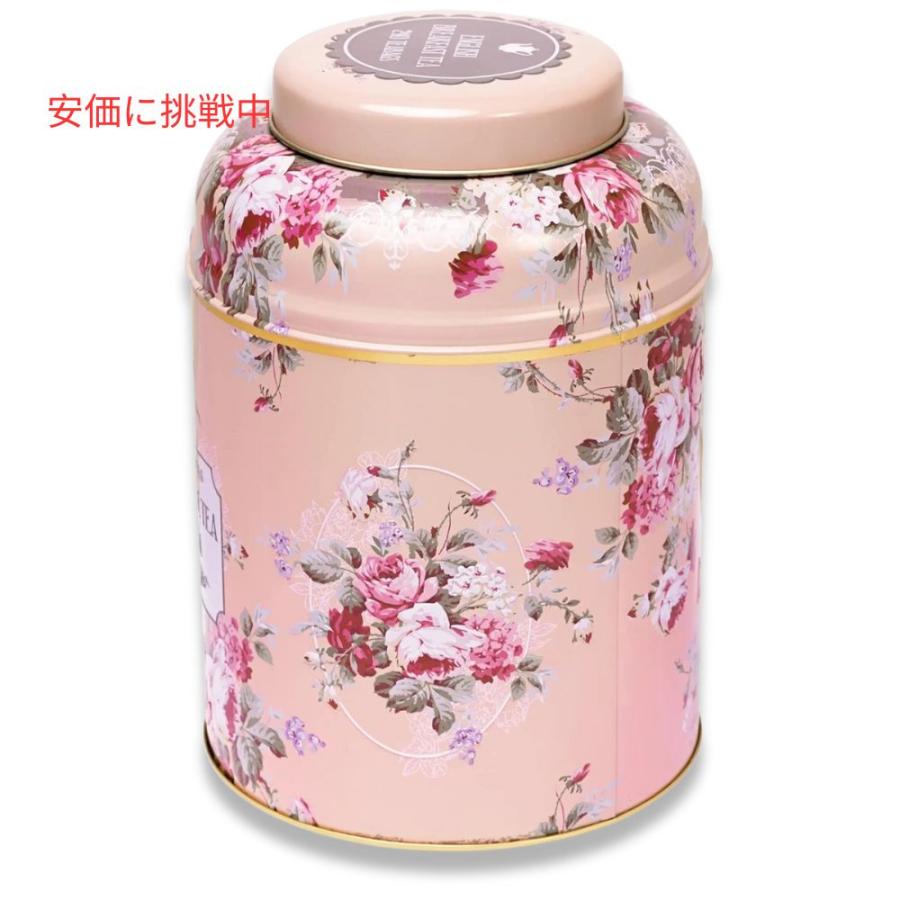 【並行輸入品】New English Teas ヴィンテージフローラルティー缶 イングリッシュブレックファスト ティーバッグ 240個入り (ピーチ) Vintage Floral Tea_3