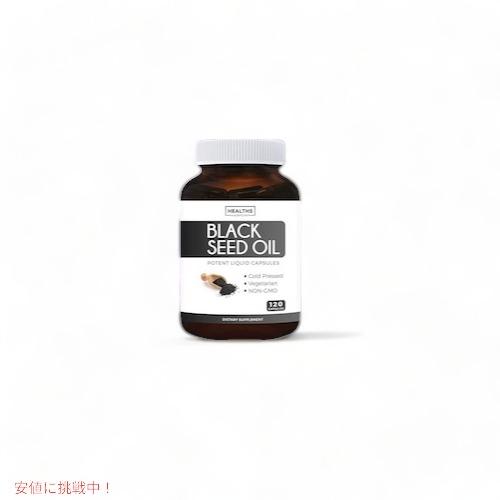 ブラックシードオイル 500mg 120ソフトジェルカプセル Healths Harmony Black Seed Oil ブラッククミンオイル サプリメント｜americankitchen｜03