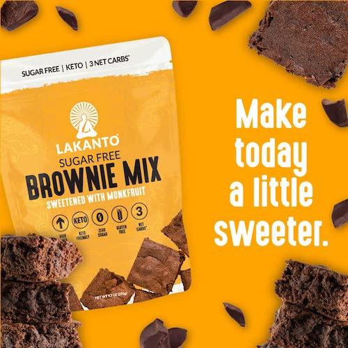 Lakanto ラカント ブラウニーミックス 砂糖不使用 ラカンカの甘み 275g（9.7oz） / Sugar Free Brownie Mix Sweetened with Monk Fruit｜americankitchen｜07