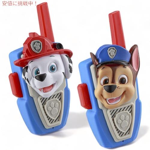 並行輸入品 パウパトロール トランシーバー PAW Patrol Walkie Talkies パウパト 2個入り ウォーキートーキー チェイス マーシャル おもちゃ Chase and Marshallの画像