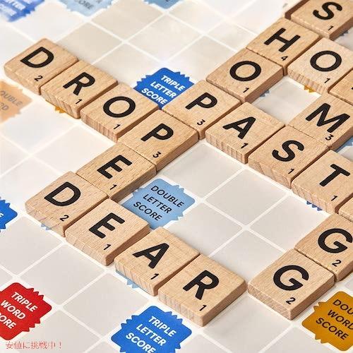 【並行輸入品】Scrabble Board Game, Classic Word Game for Kids / ボードゲーム スクラブル 英単語ゲーム 2-4人用 知育玩具の画像