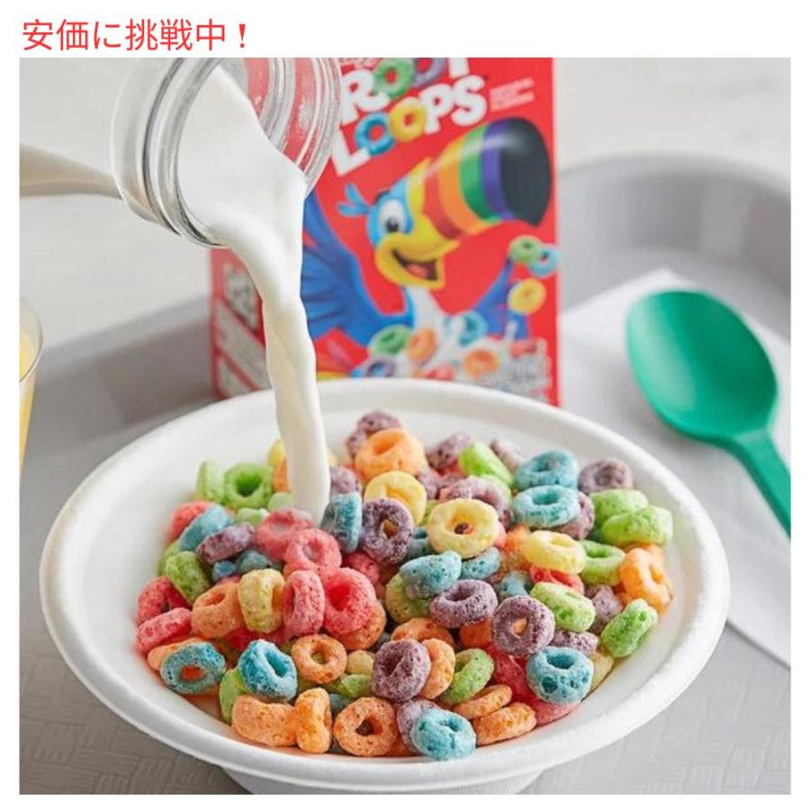 Kellogg's ケロッグのフルーツループス 252g (8.9oz) Froot Loops｜americankitchen｜06