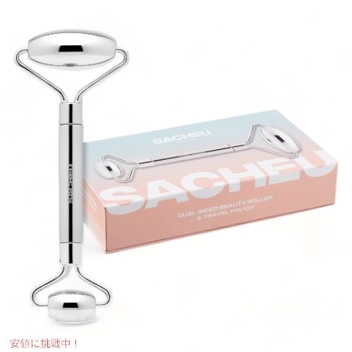 並行輸入品】SACHEU サチュ フェイスローラー ステンレス製 美顔