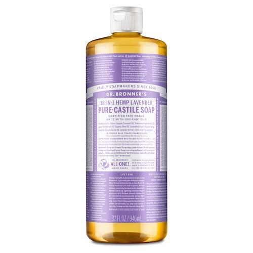 マジックソープ　ドクターブロナー　ラベンダー946ml×4本 Dr.Bronner's（ドクターブロナー） 【並行輸入品】ドクターブロナー