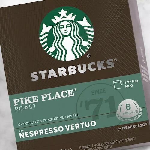 ネスプレッソ ヴァーチュオ用 カプセルコーヒー スターバックス パイクプレイス 32個 Nespresso Vertuo Line Starbucks Pike Place｜americankitchen｜02