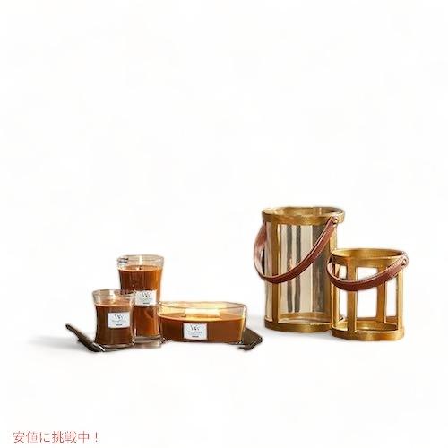 WoodWick ウッドウィック インテリア キャンドル ラージ ヒュミドールの香り 93032 Large Hourglass Candle Humidor 並行輸入品】WoodWick ウッドウィック インテリア キャンドル ラージ