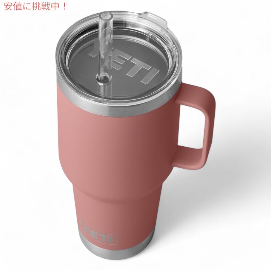 並行輸入品】YETI ランブラー 35オンス ストローマグ ストロー蓋