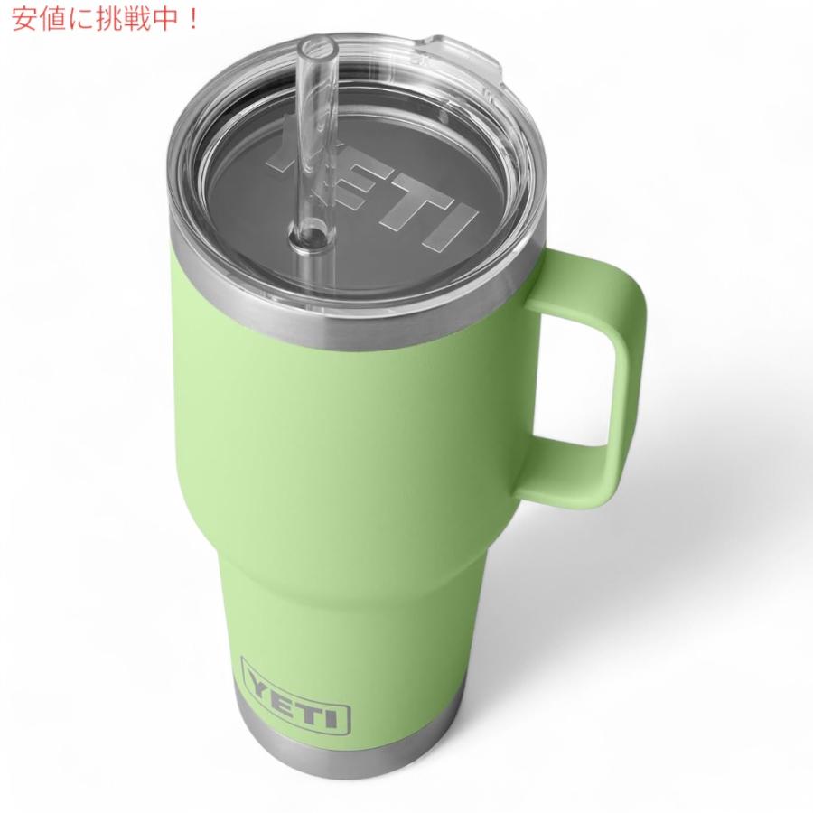並行輸入品】YETI ランブラー 35オンス ストローマグ ストロー蓋