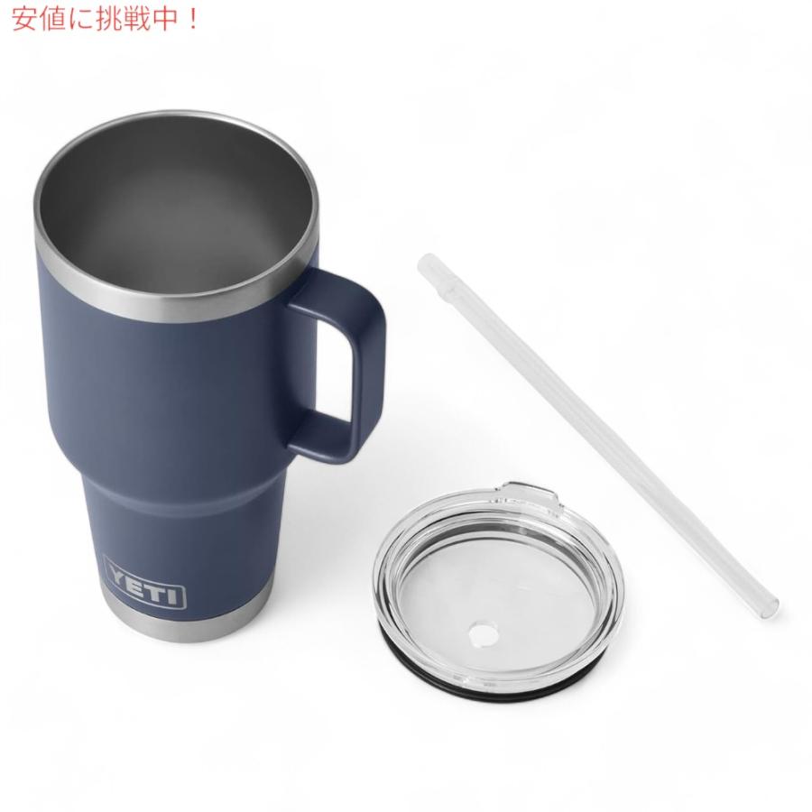 並行輸入品】YETI ランブラー 35オンス ストローマグ ストロー蓋