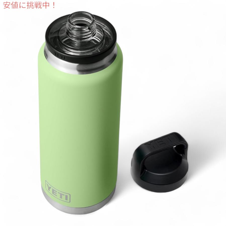 【並行輸入品】YETI イエティ ランブラー 36oz ボトル チャグキャップ キーライム 1065ml 水筒 Rambler 36 oz Bottle With Chug Cap Key Limeの画像