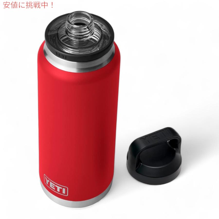 【並行輸入品】YETI イエティ ランブラー 36oz ボトル チャグキャップ レスキューレッド 1065ml 水筒 Rambler 36 oz Bottle With Chug Cap Rescue Redの画像