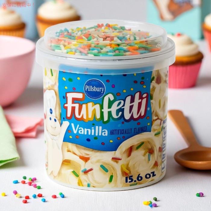 並行輸入品】Pillsbury ピルズベリー ファンフェッティ バニラ風味