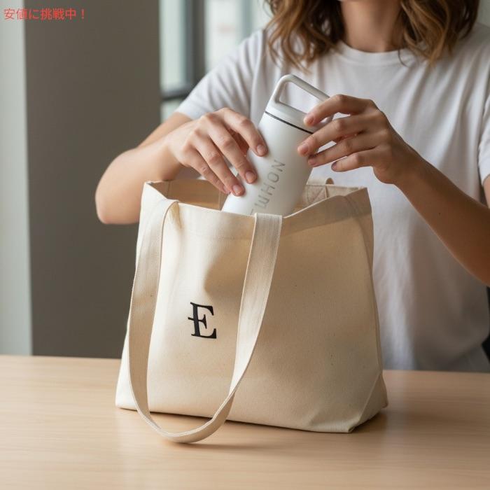 【並行輸入品】Erewhon エレウォン ウォーターボトル 水筒 広口 ステンレスボトル ホワイト 白 20oz / 約591ml 保温 保冷 Wide Mouth Stainless Steel Bottleの画像