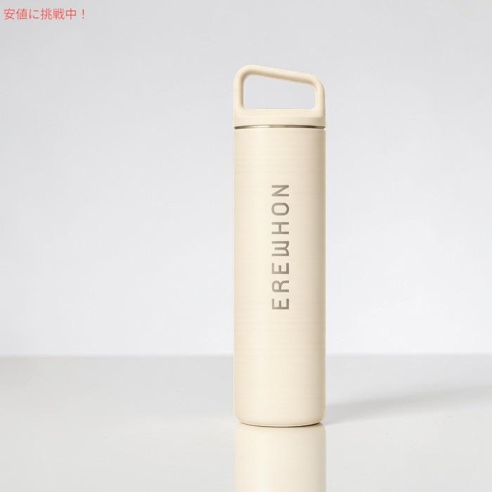 【並行輸入品】Erewhon エレウォン ウォーターボトル 水筒 広口 ステンレスボトル サンドストーン 20oz / 約591ml 保温 保冷 Wide Mouth Stainless Steel Bottleの画像