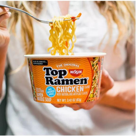 Nissin 日清 トップラーメン チキンフレーバー 3.42oz 97g Nissin 日清 トップラーメン チキンフレーバー 3.42oz 97g