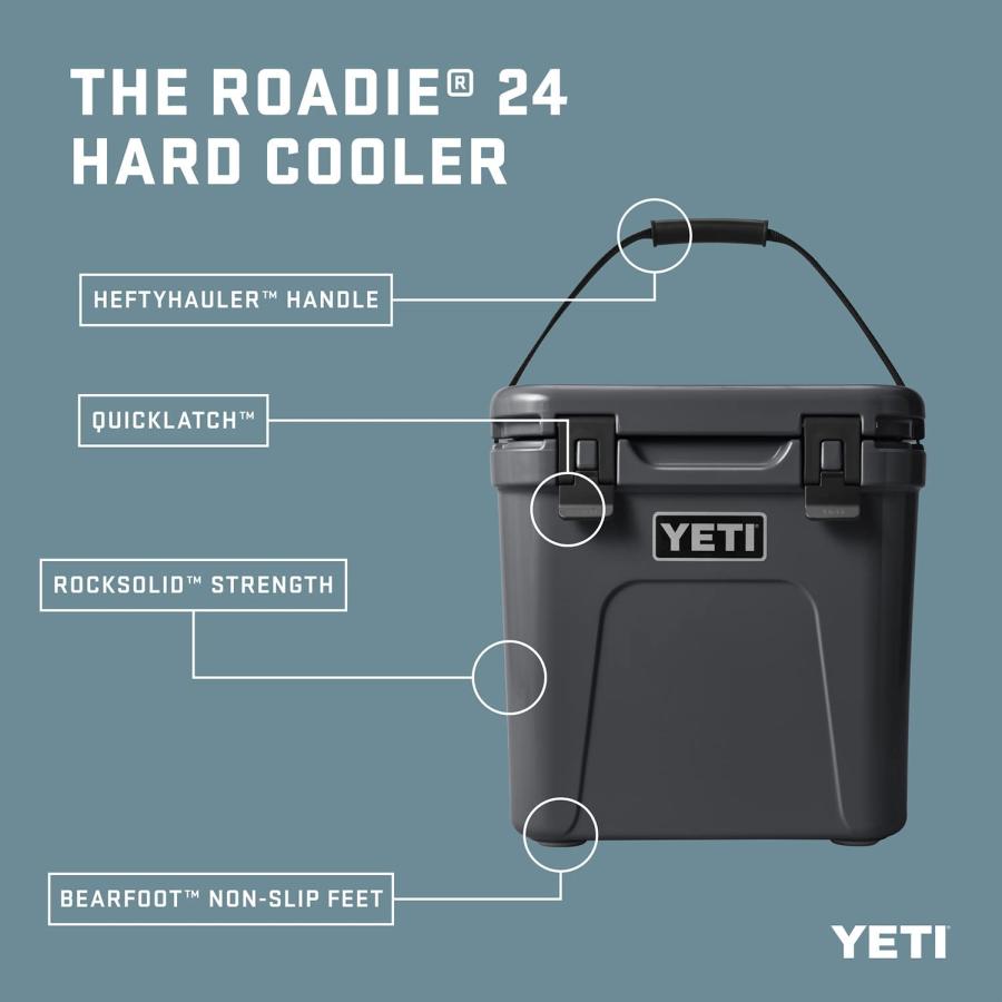 限定カラー】YETI ROADIE 24 HARD COOLER Rescue Red / イエティ 