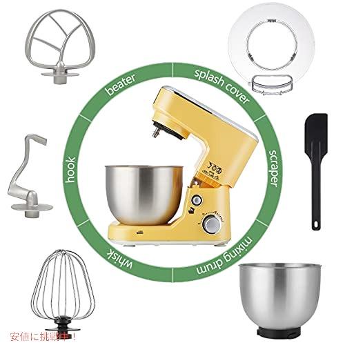 並行輸入品】CUSIMAX スタンドミキサー 5QT イエロー : American