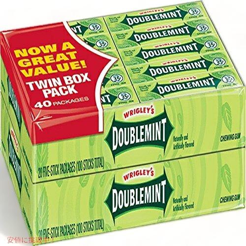 並行輸入品】Wrigley's Doublemint Gum リグレーダブルミントガム