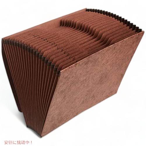 Accordion Files with Flap, 21?Pockets, 1/3?Tab, Letha Tone, Letter