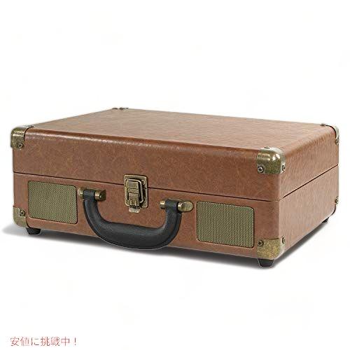 並行輸入品】ヴィンテージポータブルスーツケースターンテーブル