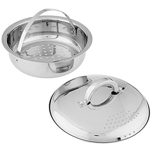 【並行輸入品】Oster Sangerfield ステンレススチール  5クォート パスタポット スチーマー\u0026ストレーナー蓋付き_2