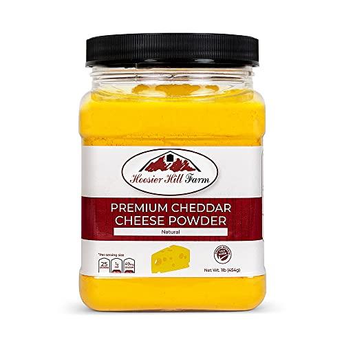 フージャーヒルファーム プレミアム チェダー チーズ パウダー 人工着色料不使用 1 ポンド (1 パック) ry23012235akc