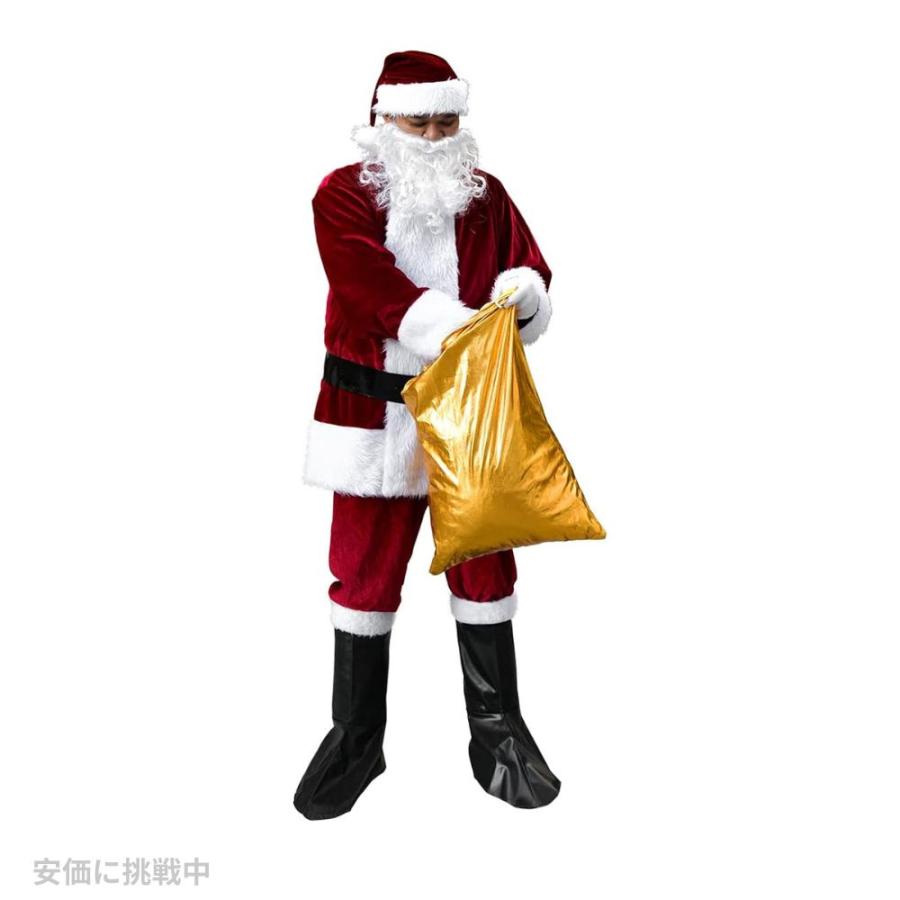 並行輸入品】クリスマスサンタクローススーツ、大人用メンズサンタ