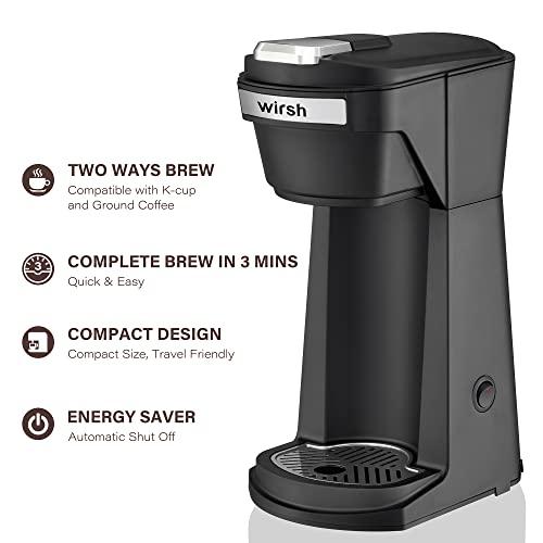 並行輸入品】wirsh シングル サーブ コーヒー メーカーKcup対応